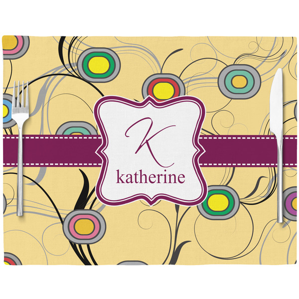 Ovals & Swirls Placemat with Props