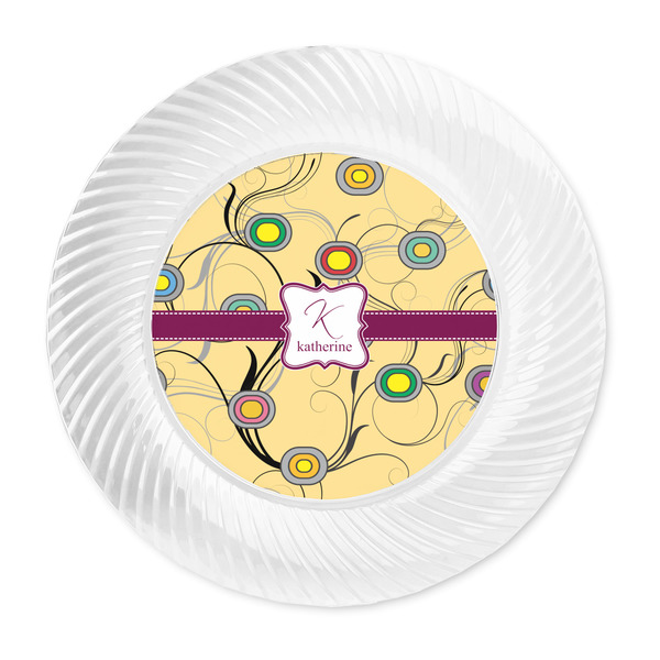 Ovals & Swirls Plastic Party Dinner Plates - Approval