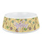 Ovals & Swirls Plastic Dog Bowl - Medium (Personalized)