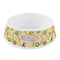 Ovals & Swirls Plastic Dog Bowl - Small (Personalized)