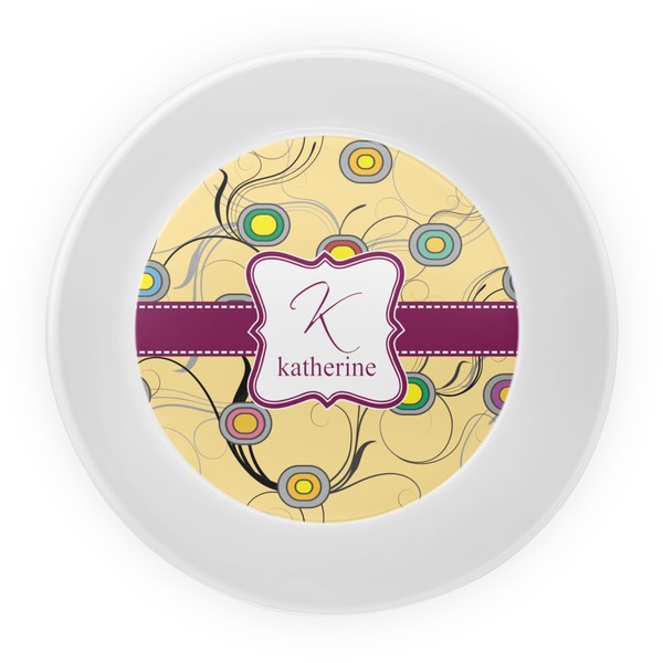 Ovals & Swirls Melamine Bowl - Center
