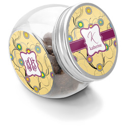 Ovals & Swirls Puppy Treat Jar (Personalized)