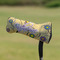 Ovals & Swirls Putter Cover - On Putter