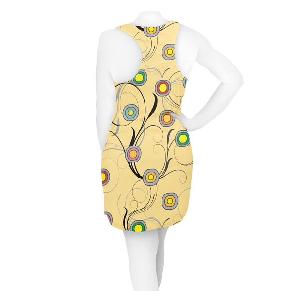 Ovals & Swirls Racerback Dress - On Model - Back