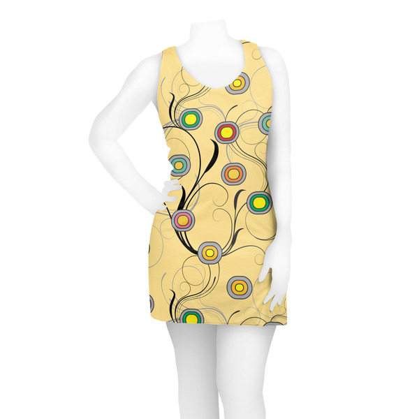 Ovals & Swirls Racerback Dress - On Model - Front