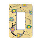Ovals & Swirls Rocker Style Light Switch Cover