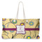 Ovals & Swirls Large Rope Tote Bag - Front View