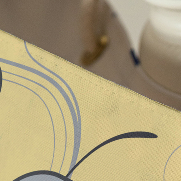 Ovals & Swirls Large Rope Tote - Close Up View