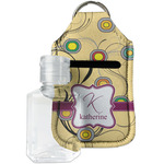 Ovals & Swirls Hand Sanitizer & Keychain Holder (Personalized)