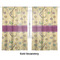 Ovals & Swirls Sheer Curtains Double