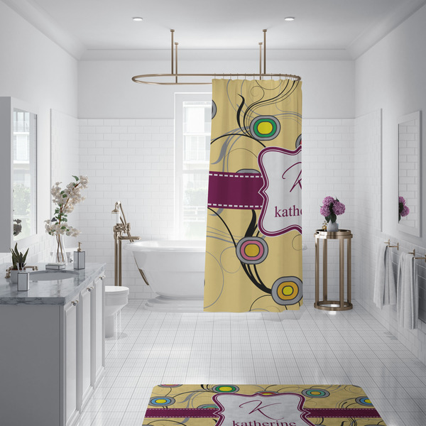 Ovals & Swirls Shower Curtain - 70"x83"