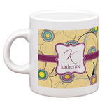 Ovals & Swirls Espresso Cup (Personalized)