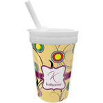 Ovals & Swirls Sippy Cup with Straw (Personalized)