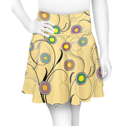 Ovals & Swirls Skater Skirt - 2X Large (Personalized)