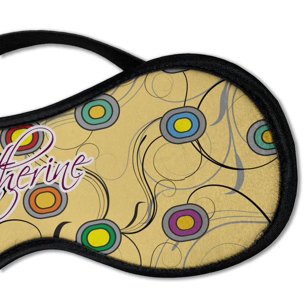 Ovals & Swirls Sleeping Eye Mask - DETAIL Large