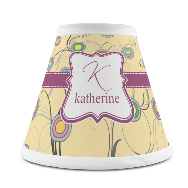 Custom Ovals & Swirls Chandelier Lamp Shade (Personalized)