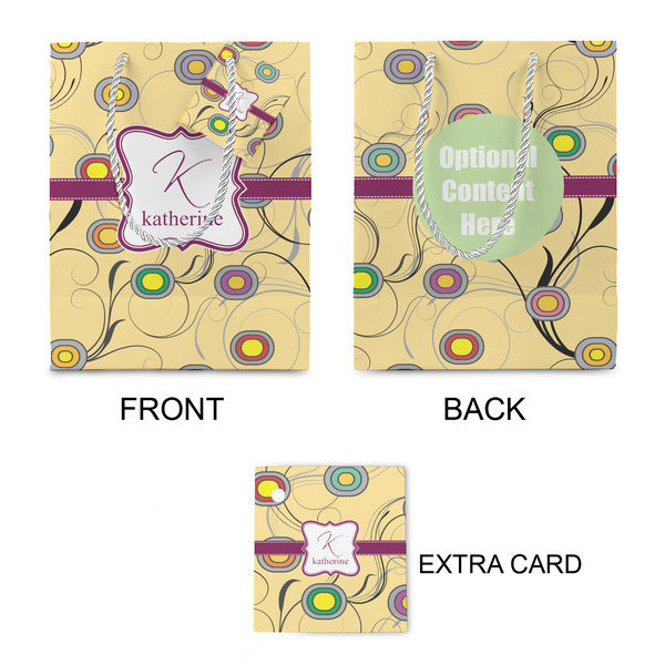 Ovals & Swirls Small Gift Bag - Approval