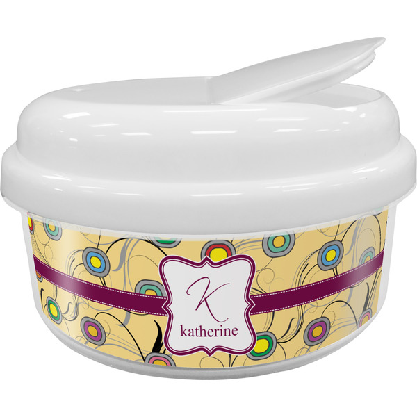 Custom Ovals & Swirls Snack Container (Personalized)