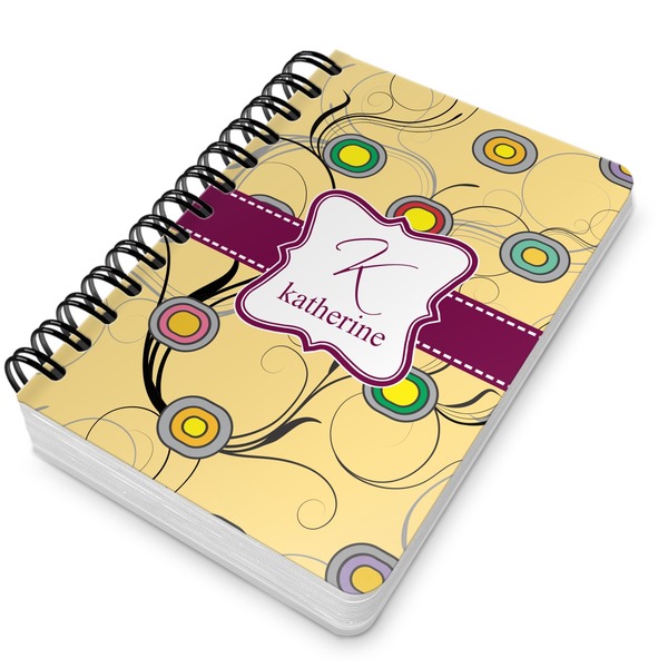 Ovals & Swirls Spiral Journal 5 x 7 - Main