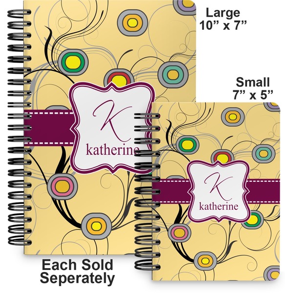 Ovals & Swirls Spiral Journal - Comparison