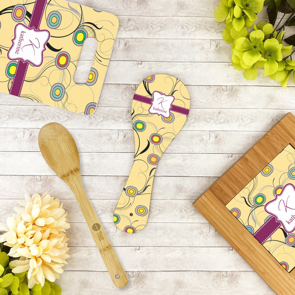 Ovals & Swirls Spoon Rest Trivet - LIFESTYLE