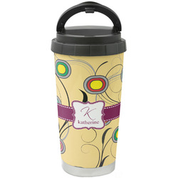 Ovals & Swirls Stainless Steel Coffee Tumbler (Personalized)