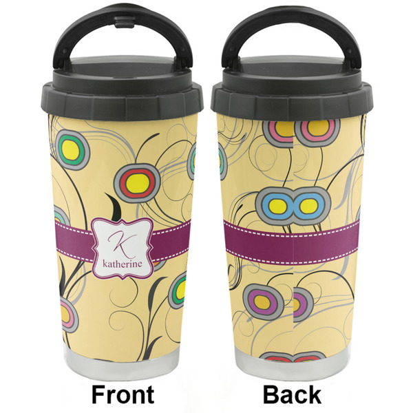 Ovals & Swirls Stainless Steel Travel Cup - Apvl