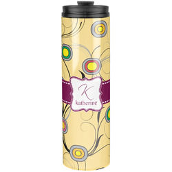 Ovals & Swirls Stainless Steel Skinny Tumbler - 20 oz (Personalized)