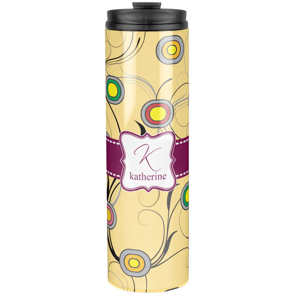Ovals & Swirls Stainless Steel Tumbler 20 Oz - Front