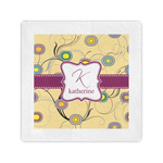 Ovals & Swirls Standard Cocktail Napkins (Personalized)