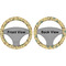 Ovals & Swirls Steering Wheel Cover- Front and Back