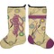 Ovals & Swirls Stocking - Double-Sided - Approval