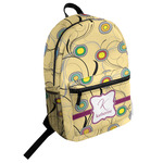 Ovals & Swirls Student Backpack (Personalized)