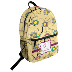 Ovals & Swirls Student Backpack (Personalized)