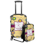 Ovals & Swirls Kids 2-Piece Luggage Set - Suitcase & Backpack (Personalized)