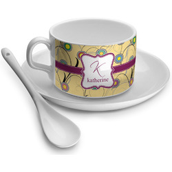 Ovals & Swirls Tea Cup (Personalized)