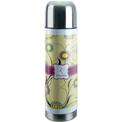 Ovals & Swirls Stainless Steel Thermos (Personalized)