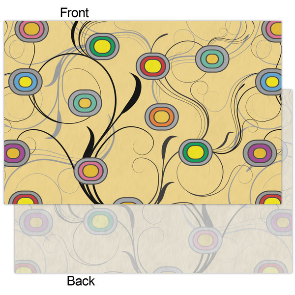 Ovals & Swirls Tissue Paper - Heavyweight - XL - Front & Back