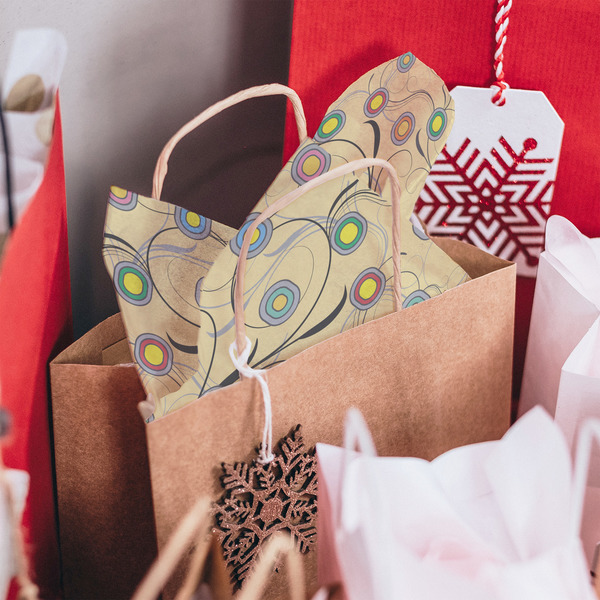 Ovals & Swirls Tissue Paper - In Gift Bag