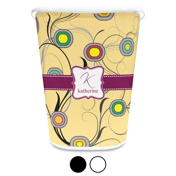 Ovals & Swirls Trash Can Aggregate