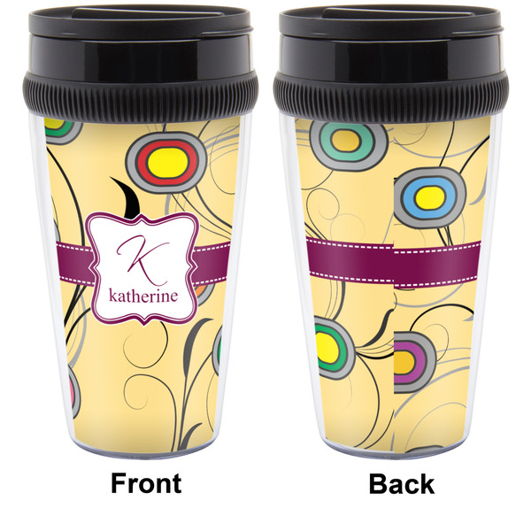 Ovals & Swirls Travel Mug Approval (Personalized)