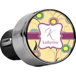 Ovals & Swirls USB Car Charger (Personalized)