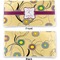 Ovals & Swirls Vinyl Check Book Cover - Front and Back
