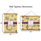 Ovals & Swirls Wall Hanging Tapestries - Parent/Sizing