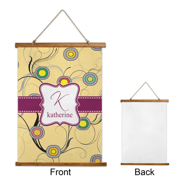 Ovals & Swirls Wall Hanging Tapestry - Portrait - APPROVAL