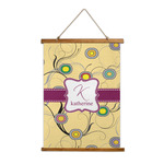 Ovals & Swirls Wall Hanging Tapestry (Personalized)