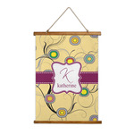 Ovals & Swirls Wall Hanging Tapestry - Tall (Personalized)