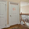 Ovals & Swirls Wall Monogram on Bedroom Door