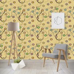 Ovals & Swirls Wallpaper & Surface Covering (Water Activated - Removable)