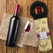 Ovals & Swirls Wine Tote Bag - FLATLAY